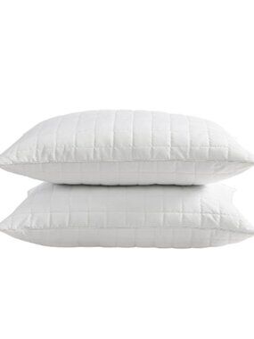 Royal Luxe Shredded Memory Foam 2-Pack Pillow, Standard/Queen,  White